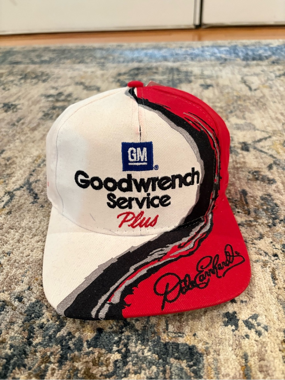 RARE NWT Vintage GM GoodWrench Dale Earnhardt Sr. Splash Pattern Snapback Hat